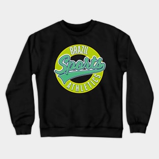 Brazil Sports Athletics logo Crewneck Sweatshirt